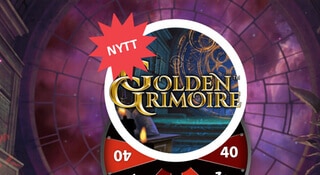 Vinn free spins på Golden Grimoire